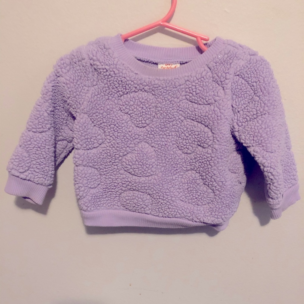 Cat & Jack | Purple Heart Pullover Sweater